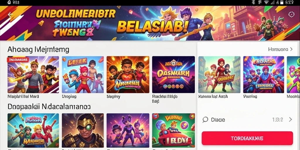 Interaksi sosial dengan teman-teman dalam game.
