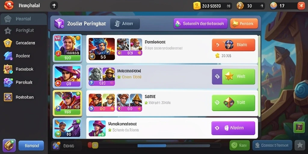Fitur chat yang mempererat interaksi antar pemain.