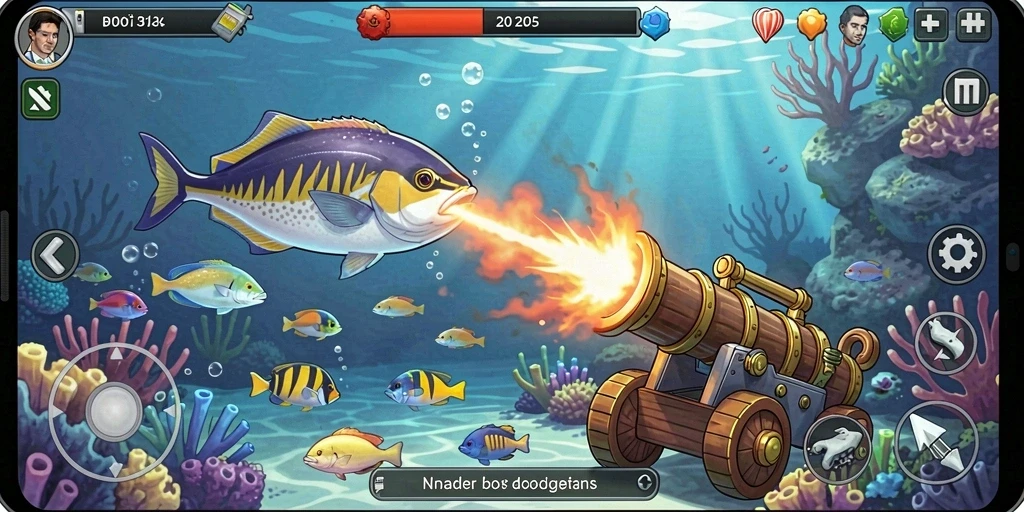 Tangkapan layar ketiga memperlihatkan multiplayer mode yang penuh tantangan.