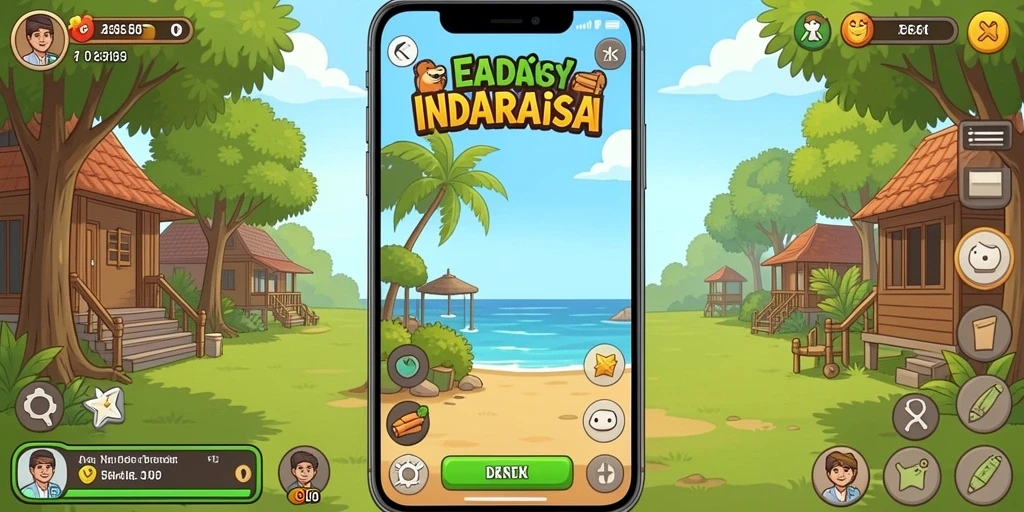 Tantangan level yang semakin meningkat dan menarik.