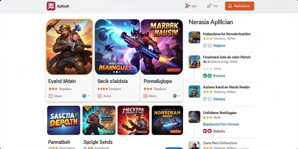Grafis yang memukau membuat pengalaman bermain semakin menarik.